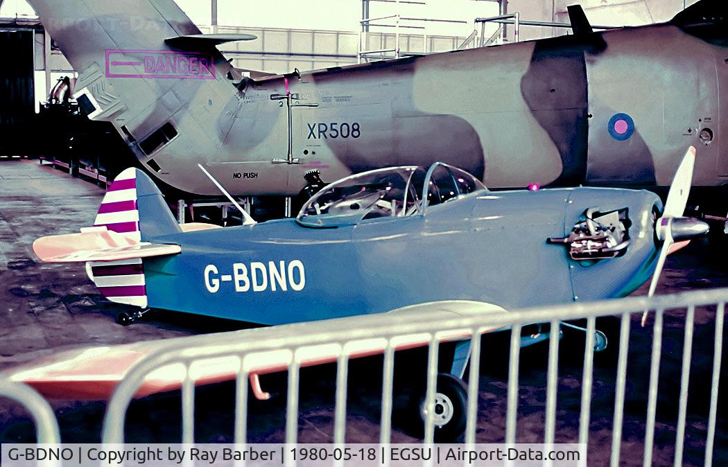 G-BDNO, 1977 Taylor JT-1 Monoplane C/N PFA 1431, G-BDNO   Taylor JT-1 Monoplane [PFA 1431] Duxford~G 18/05/1980
