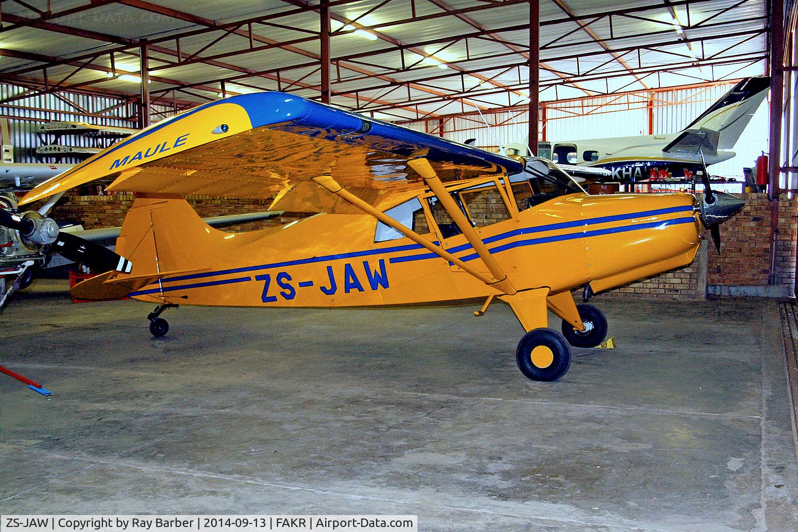 ZS-JAW, 1972 Maule M-4 220C Strata Rocket C/N 2102C, ZS-JAW   Maule M-4 220C Strata Rocket [2102C] Krugersdorp-Oatlands~ZS 13/09/2014