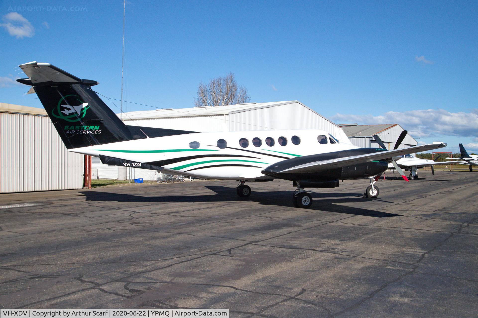 VH-XDV, 1982 Beech B200 King Air C/N BB-1100, Port Macquarie NSW June 2020