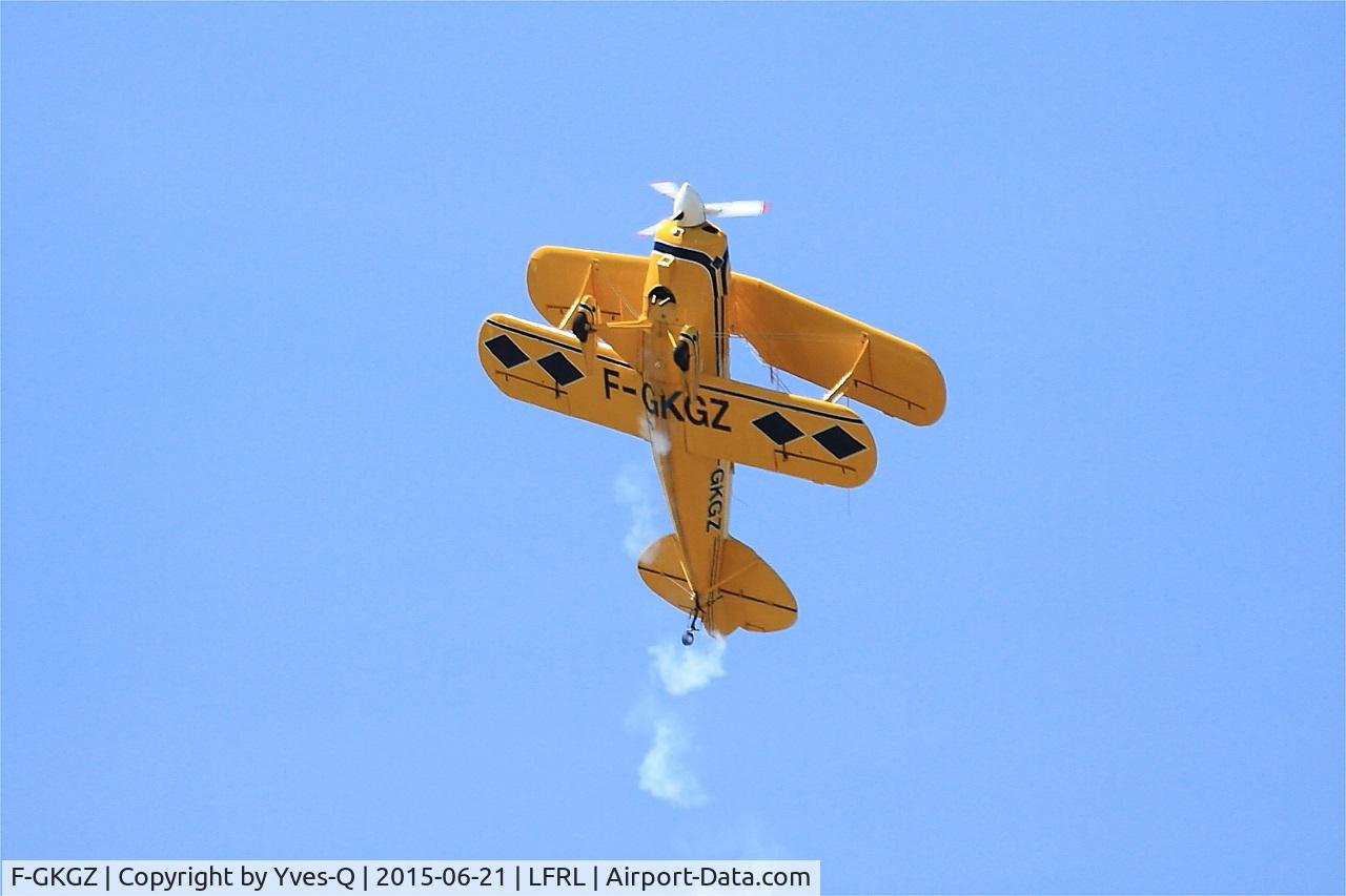 F-GKGZ, 1977 Pitts S-2A Special C/N 2149, Pitts S-2A Special, On display, Lanvéoc-Poulmic (LFRL) Open day in june 2015