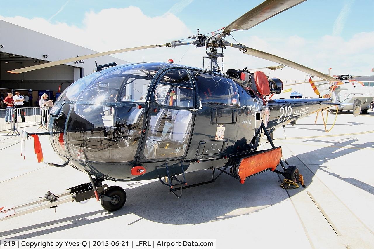 219, Sud Aviation SA-316B Alouette III C/N 1219, Aerospatiale SA-316B Alouette III, Static display, Lanvéoc-Poulmic (LFRL) Open day 2015