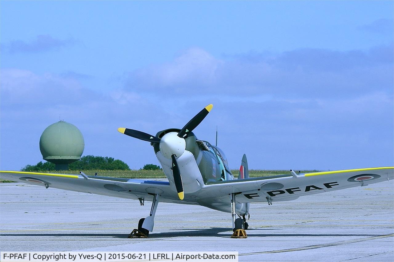 F-PFAF, Supermarine Aircraft Spitfire Mk.26B C/N 80, Supermarine Spitfire Mk.26B Replica, Static display, Lanvéoc-Poulmic Naval Air Base (LFRL) Open day 2015