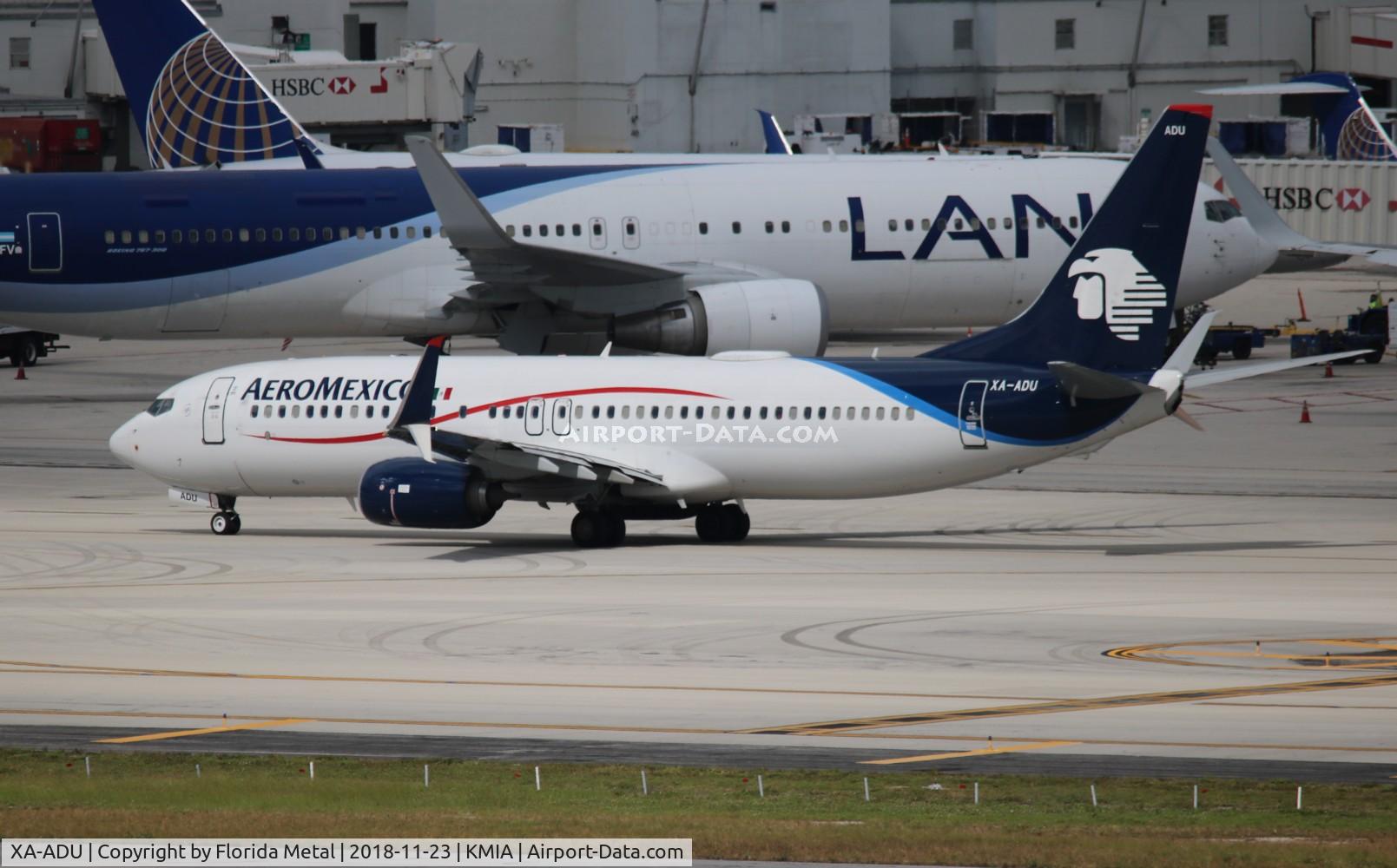 XA-ADU, 2017 Boeing 737-852 C/N 61799, MIA spotting 2018