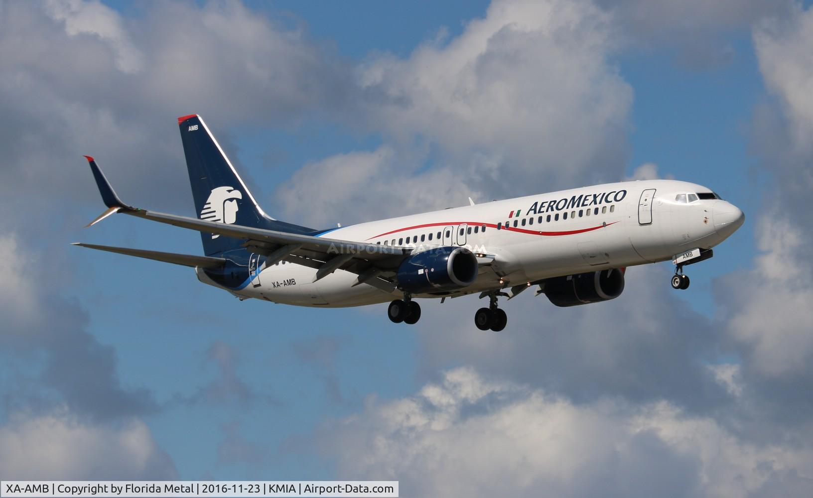 XA-AMB, 2013 Boeing 737-852 C/N 36703, MIA spotting 2016