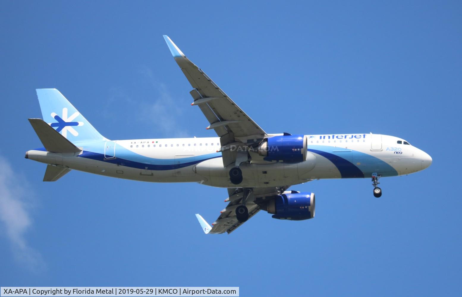 XA-APA, 2017 Airbus A320-251N C/N 7581, MCO spotting 2019