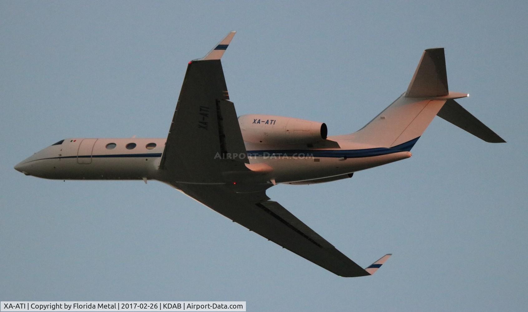 XA-ATI, Gulfstream Aerospace GIV-X (G450) C/N 4254, DAB spotting 2017