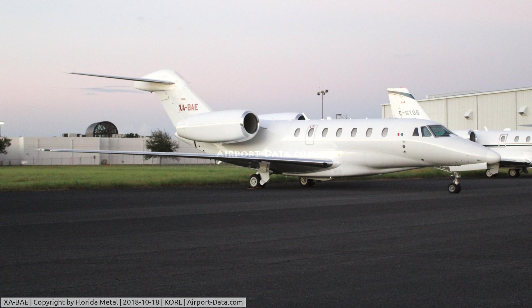 XA-BAE, 2000 Cessna 750 Citation X Citation X C/N 750-0136, NBAA ORL 2018