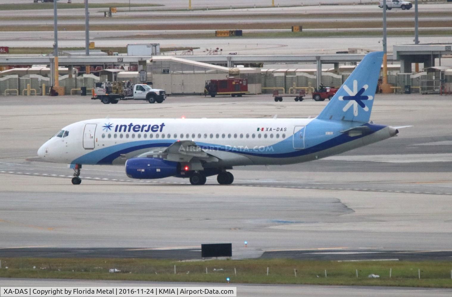 XA-DAS, 2014 Sukhoi SSJ 100-95B C/N 95072, MIA spotting 2016