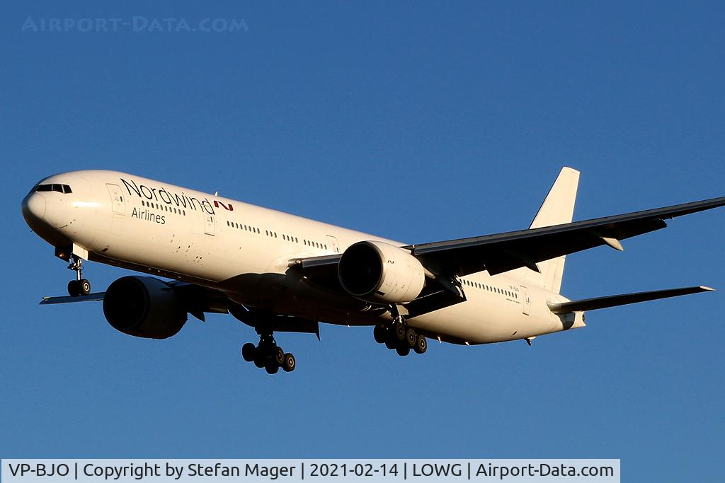 VP-BJO, 2005 Boeing 777-35E/ER C/N 32640, Nordwind Airlines B777-300ER @GRZ