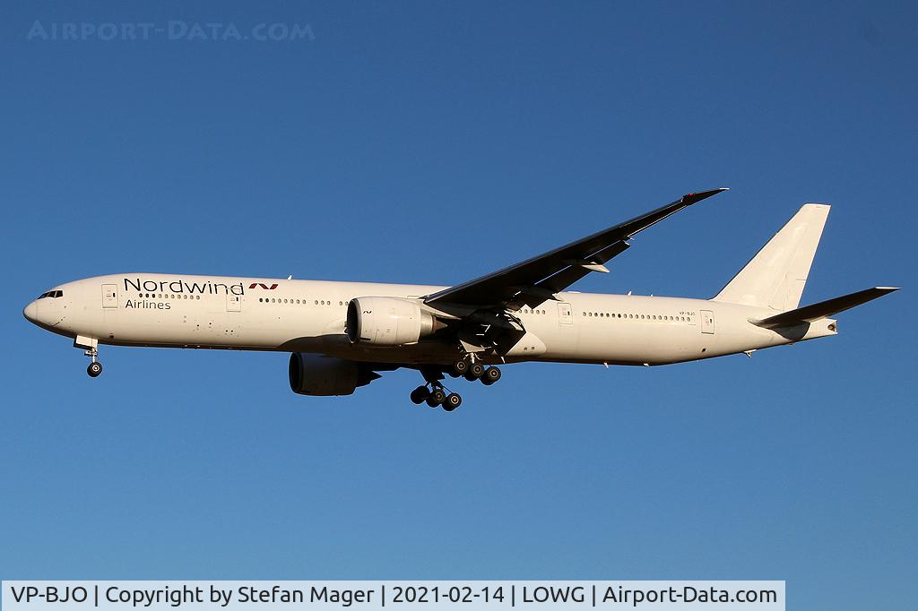 VP-BJO, 2005 Boeing 777-35E/ER C/N 32640, Nordwind Airlines B777-300ER @GRZ