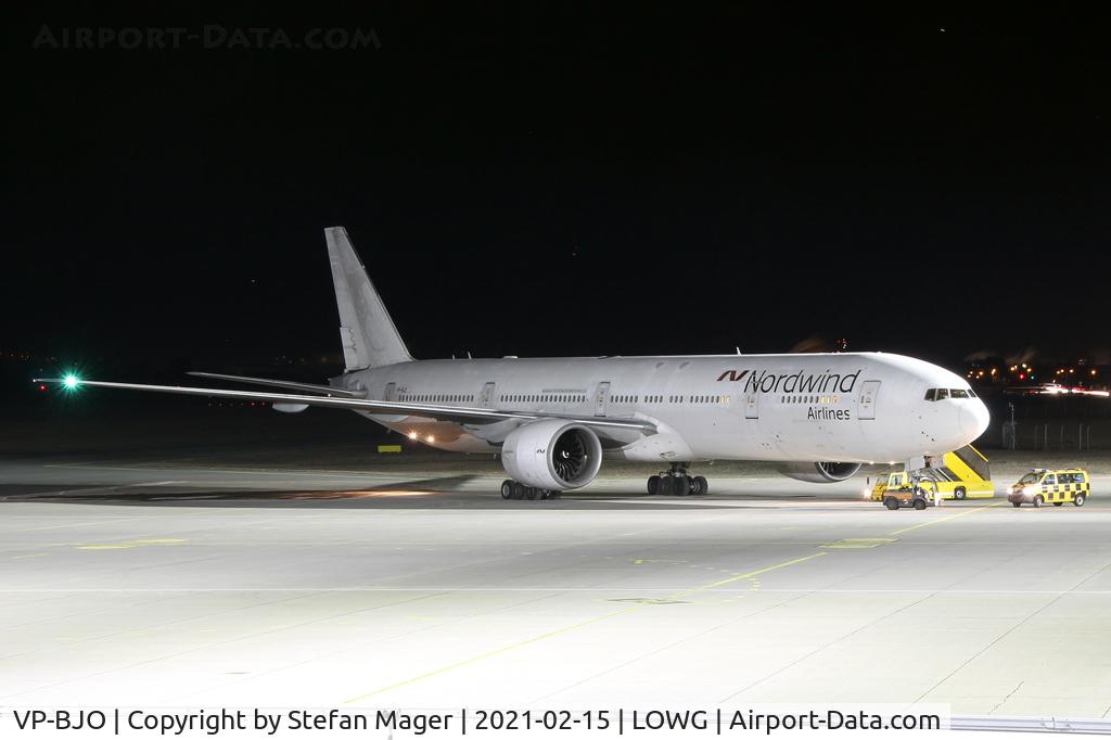 VP-BJO, 2005 Boeing 777-35E/ER C/N 32640, Nordwind Airlines B777-300ER @GRZ