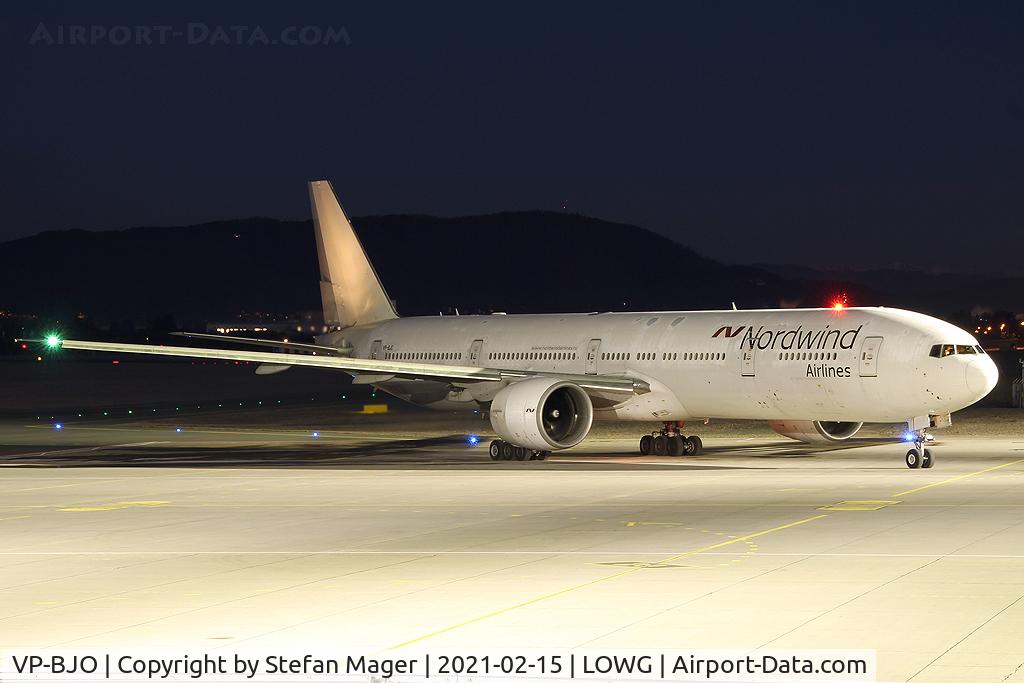 VP-BJO, 2005 Boeing 777-35E/ER C/N 32640, Nordwind Airlines B777-300ER @GRZ