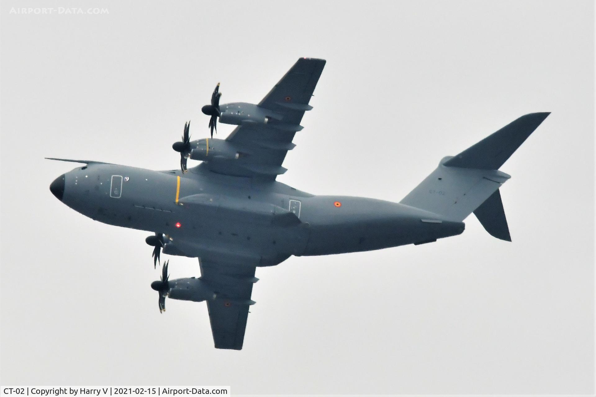 CT-02, 2020 Airbus A400M Atlas C/N 106, Flying above Kessel (Belgium)