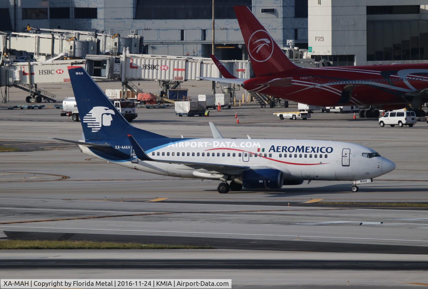 XA-MAH, 2007 Boeing 737-752 C/N 35122, MIA spotting 2016