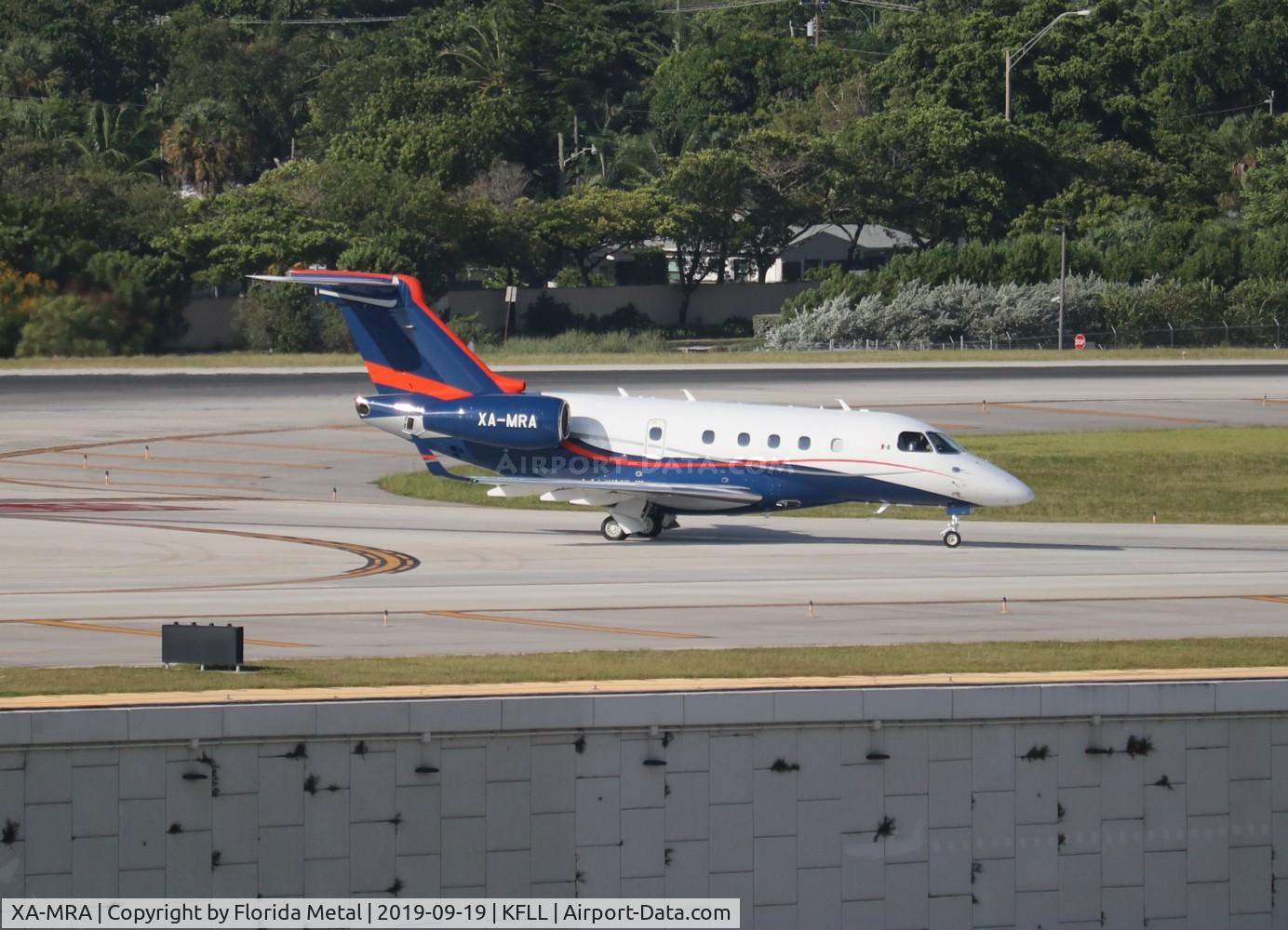 XA-MRA, 2016 Embraer EMB-545 Legacy 450 C/N 55010012, FLL spotting 2019