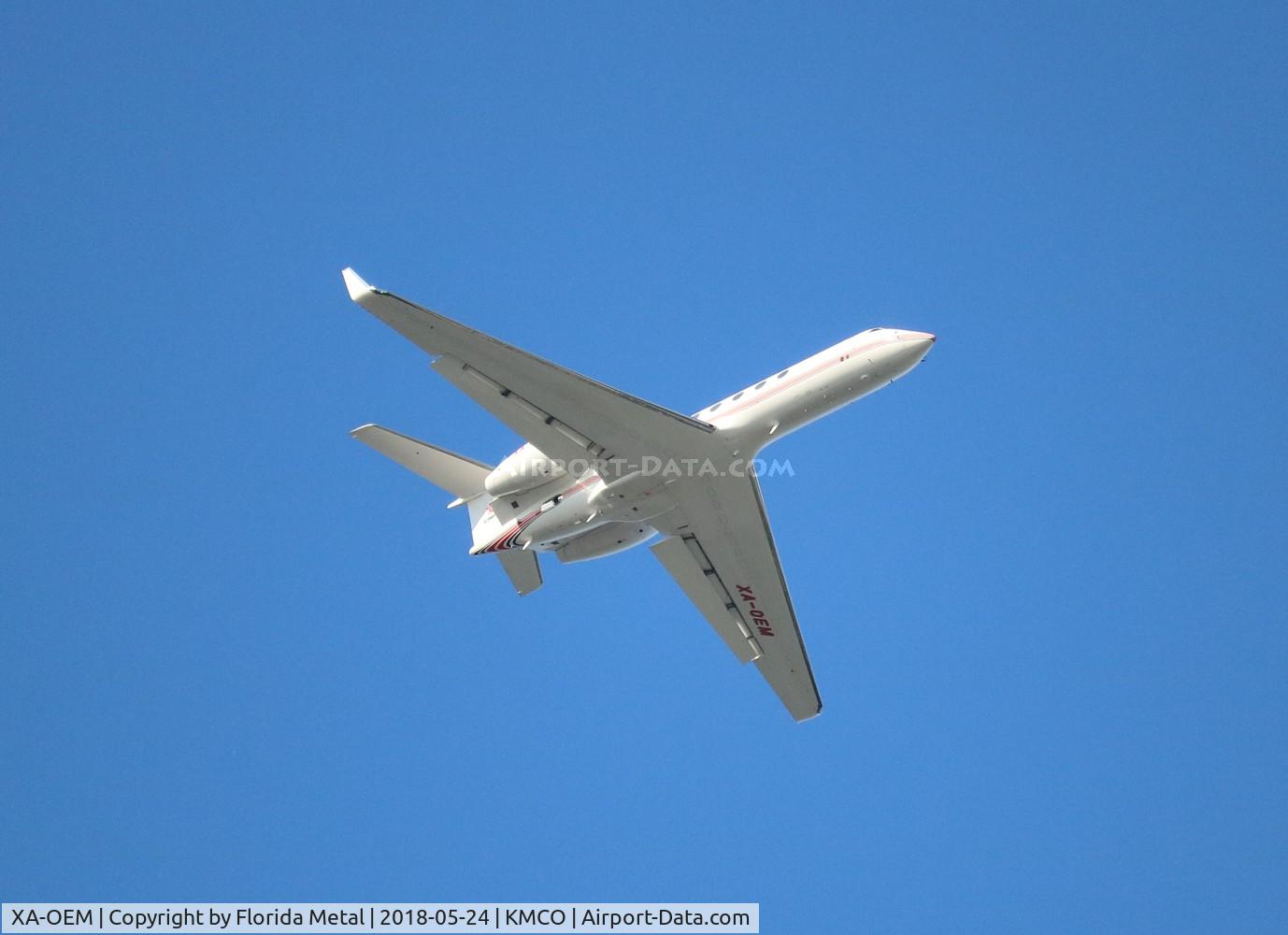 XA-OEM, Gulfstream Aerospace Gulfstream V C/N 540, MCO spotting 2018