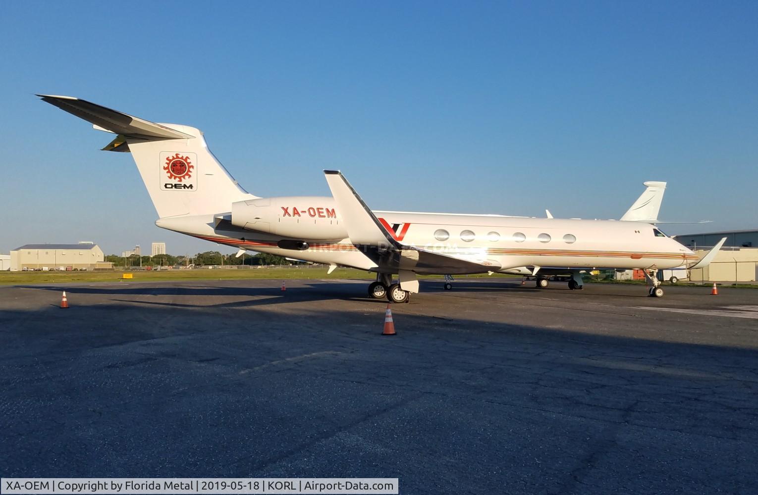 XA-OEM, Gulfstream Aerospace Gulfstream V C/N 540, ORL spotting 2019