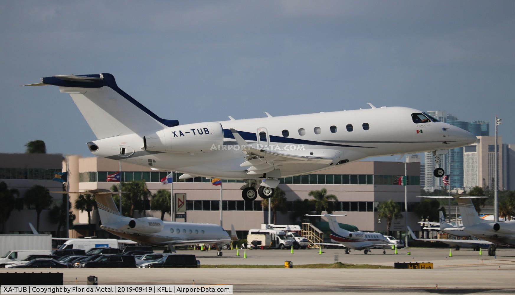 XA-TUB, 2015 Embraer EMB-550 Legacy 500 C/N 55000018, FLL spotting 2019