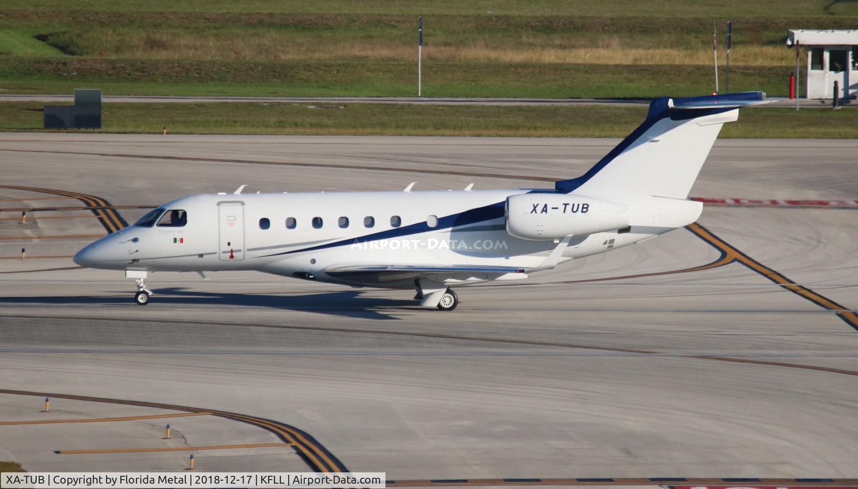 XA-TUB, 2015 Embraer EMB-550 Legacy 500 C/N 55000018, FLL spotting 2018