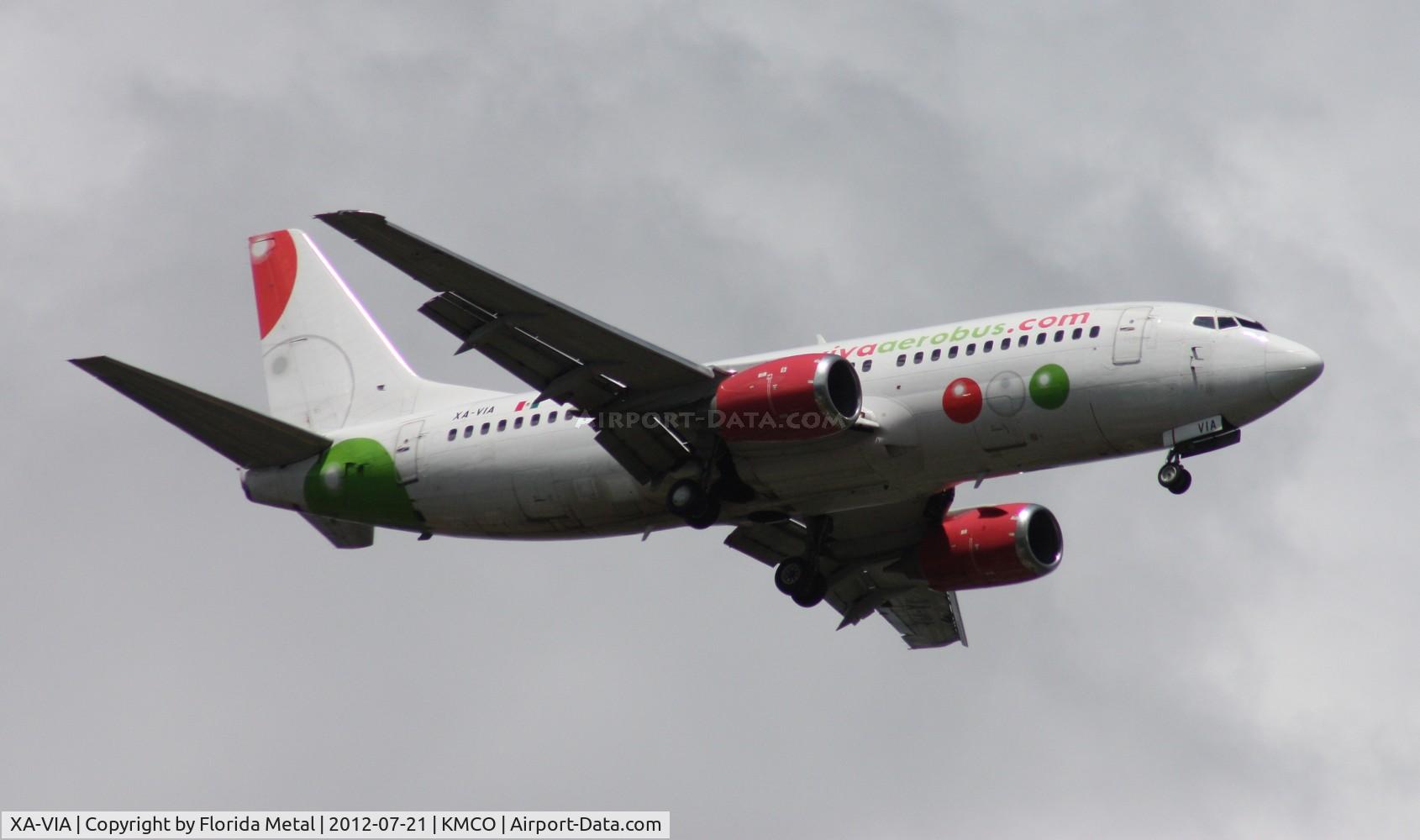 XA-VIA, Boeing 733-3B7 C/N 23856, MCO spotting 2012