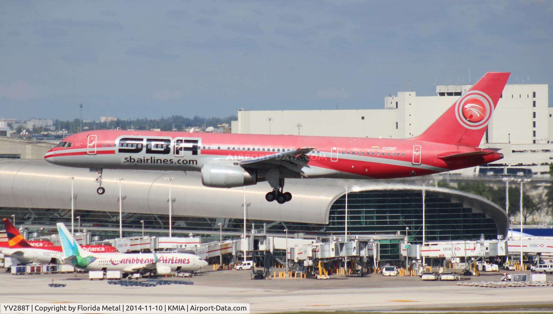 YV288T, 1989 Boeing 757-21B C/N 24402, MIA spotting 2014