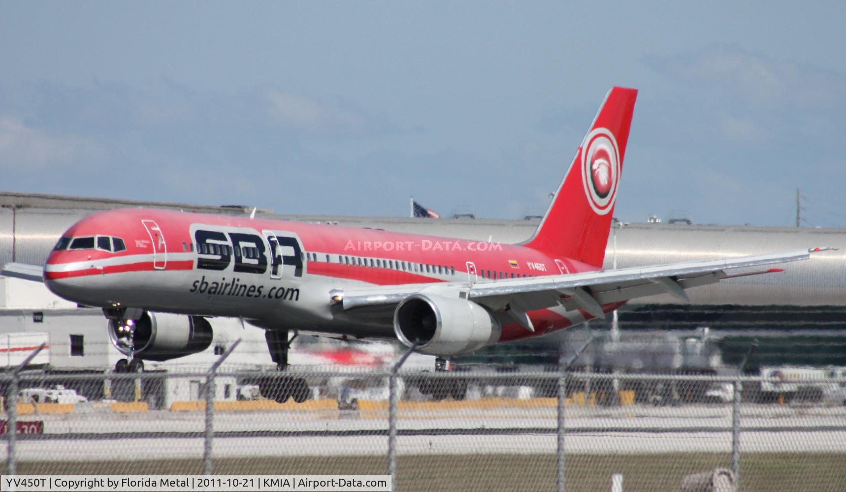 YV450T, 1989 Boeing 757-236 C/N 24370, MIA spotting 2011