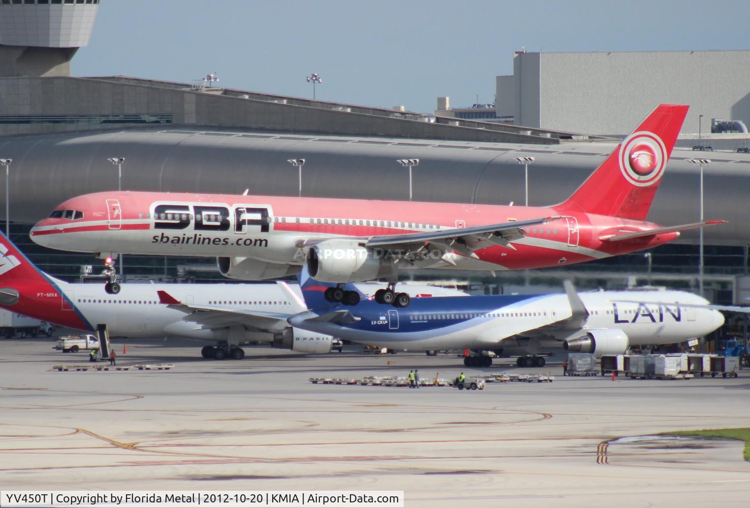 YV450T, 1989 Boeing 757-236 C/N 24370, MIA spotting 2012