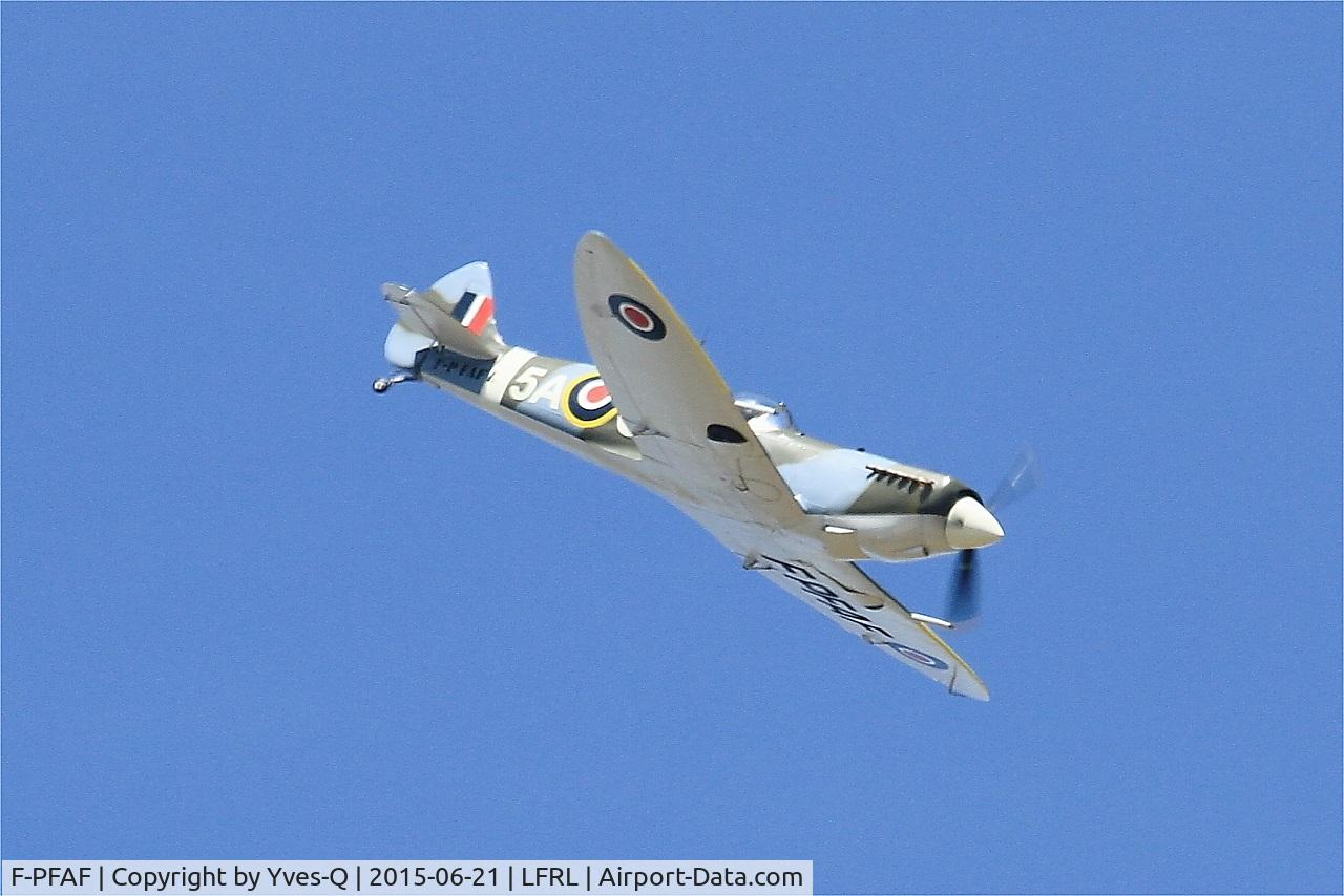 F-PFAF, Supermarine Aircraft Spitfire Mk.26B C/N 80, Supermarine Spitfire Mk.26B Replica, Static display, Lanvéoc-Poulmic Naval Air Base (LFRL) Open day 2015