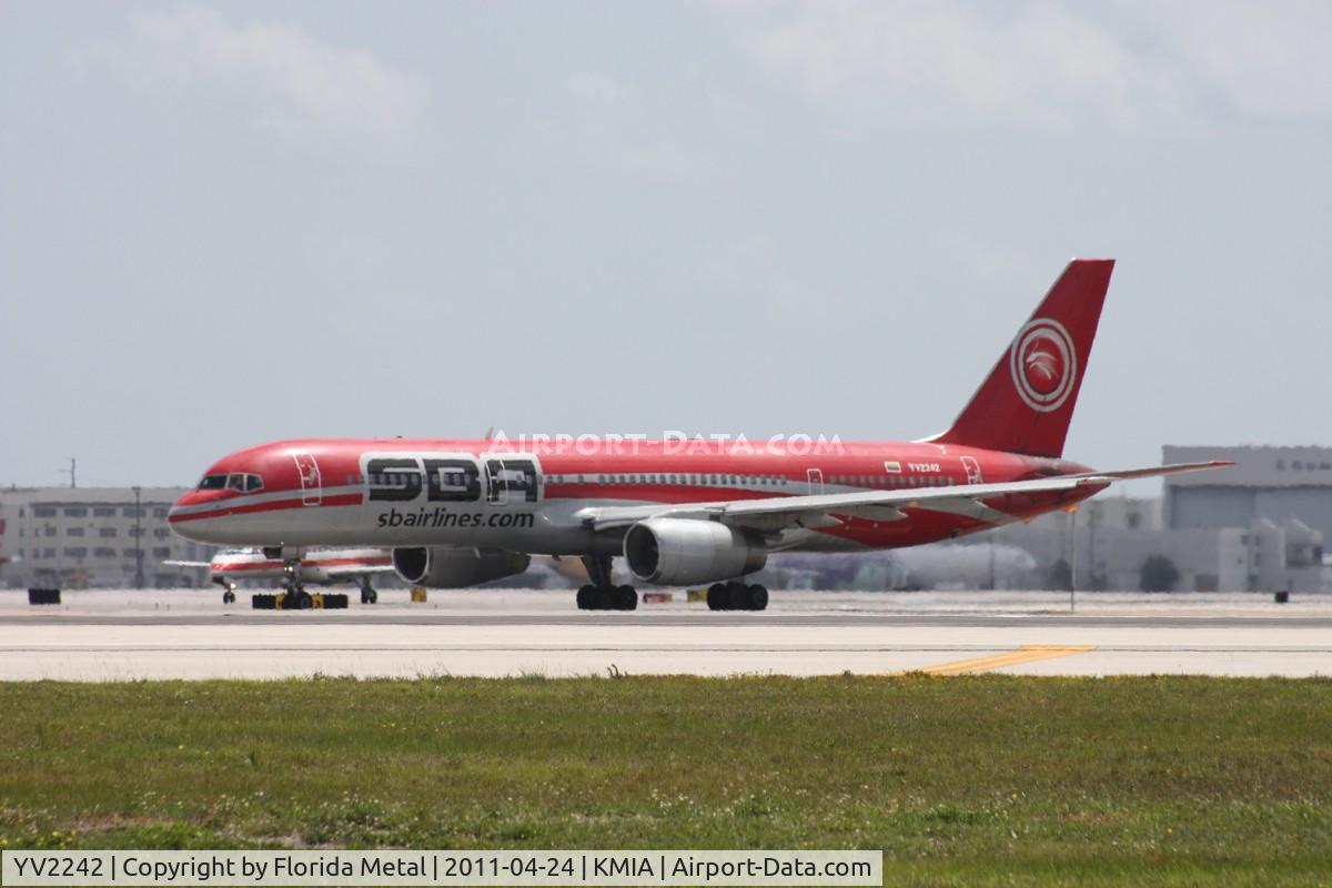 YV2242, 1988 Boeing 757-236 C/N 24119, MIA spotting 2011