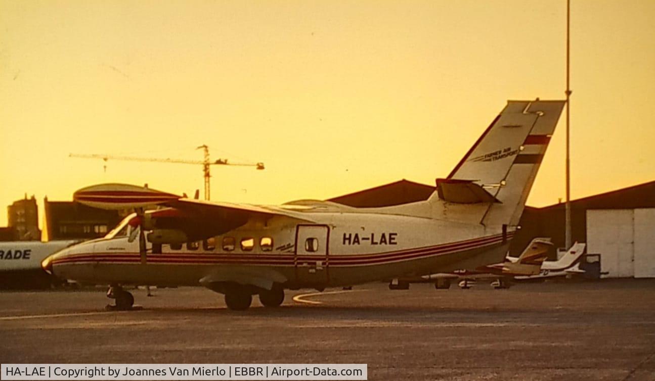 HA-LAE, 1990 Let L-410UVP-E8A Turbolet C/N 902517, Scan from slide