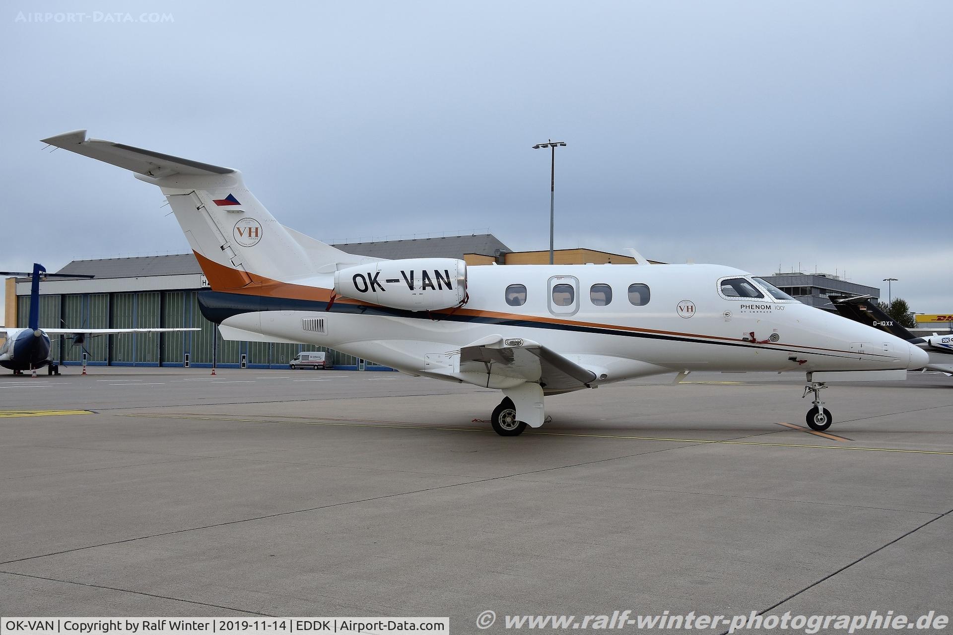 OK-VAN, Embraer EMB-500 Phenom 100 C/N 50000134, Embraer EMB-500 Phenom 100 - Aerotaxi Prague - 50000134 - OK-VAN - 14.11.2019 - CGN