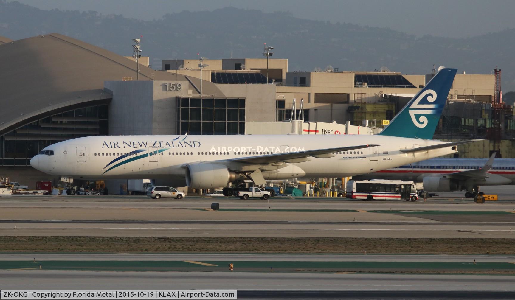 ZK-OKG, 2006 Boeing 777-219 C/N 29403, LAX Spotting 2015