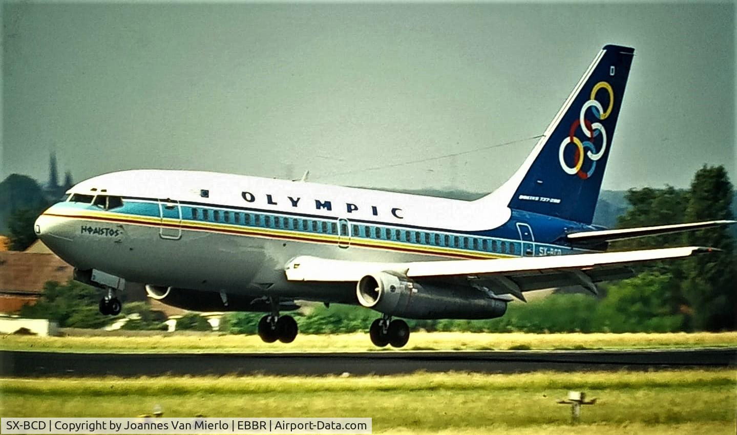 SX-BCD, 1976 Boeing 737-284 C/N 21302, Scan from slide