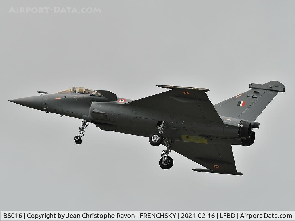 BS016, Dassault Rafale EH C/N 016, Indian Air Force  callsign Médoc 4