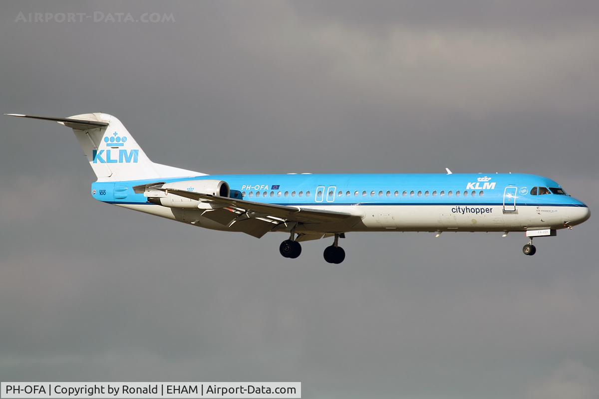PH-OFA, 1988 Fokker 100 (F-28-0100) C/N 11246, at spl