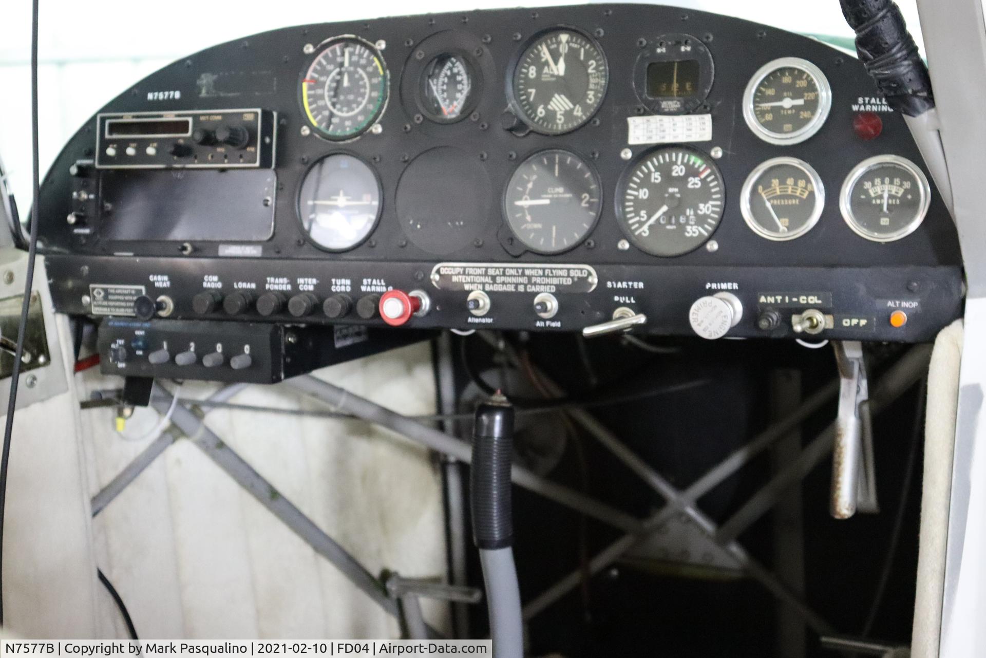 N7577B, 1957 Champion 7FC C/N 7FC-80, Champion 7FC