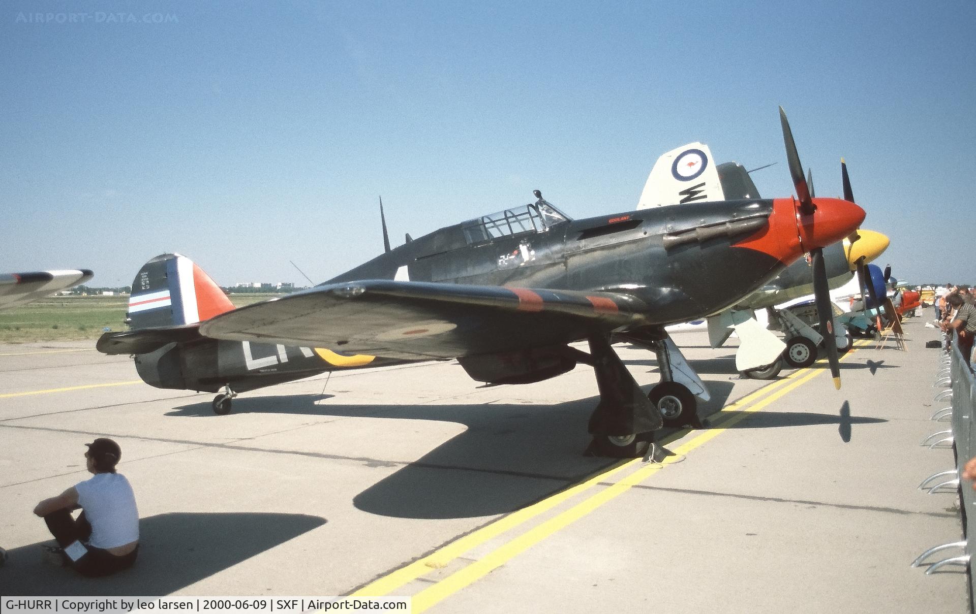 G-HURR, 1942 Hawker (CCF) Hurricane Mk12 C/N 52024, Berlin ILA 9.6.2000