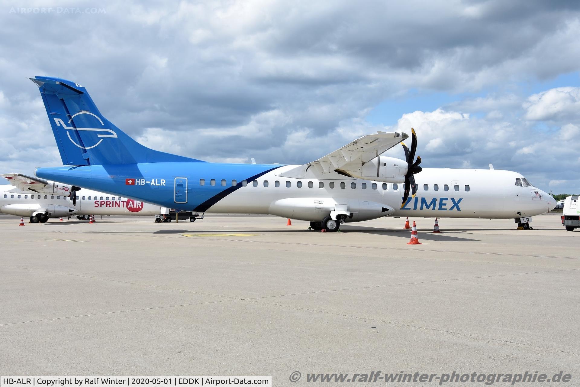 HB-ALR, 1998 ATR 72-500 (72-212A) C/N 585, ATR 72-212A 500 - C4 IMX Zimex Aviation - 585 - HB-ALR - 01.05.2020 - CGN