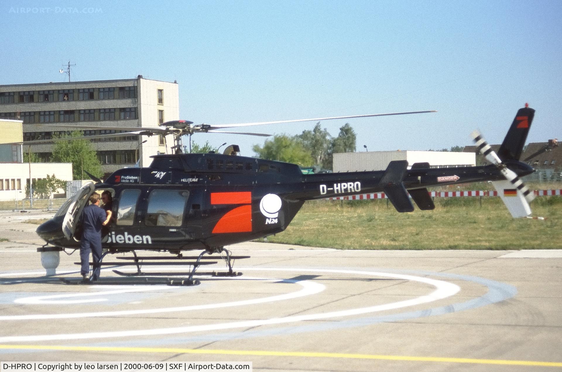 D-HPRO, 1996 Bell 407 C/N 53196, Berlin ILA 9.6.2000