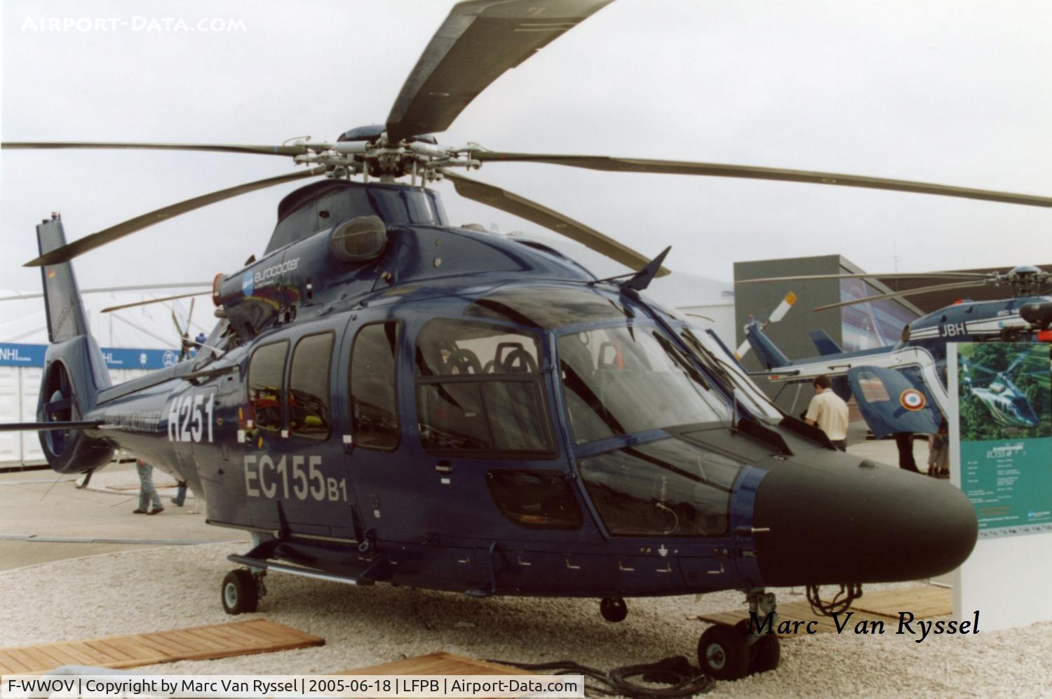 F-WWOV, Eurocopter EC-155B-1 C/N 6663, Paris Air Show in 2005.