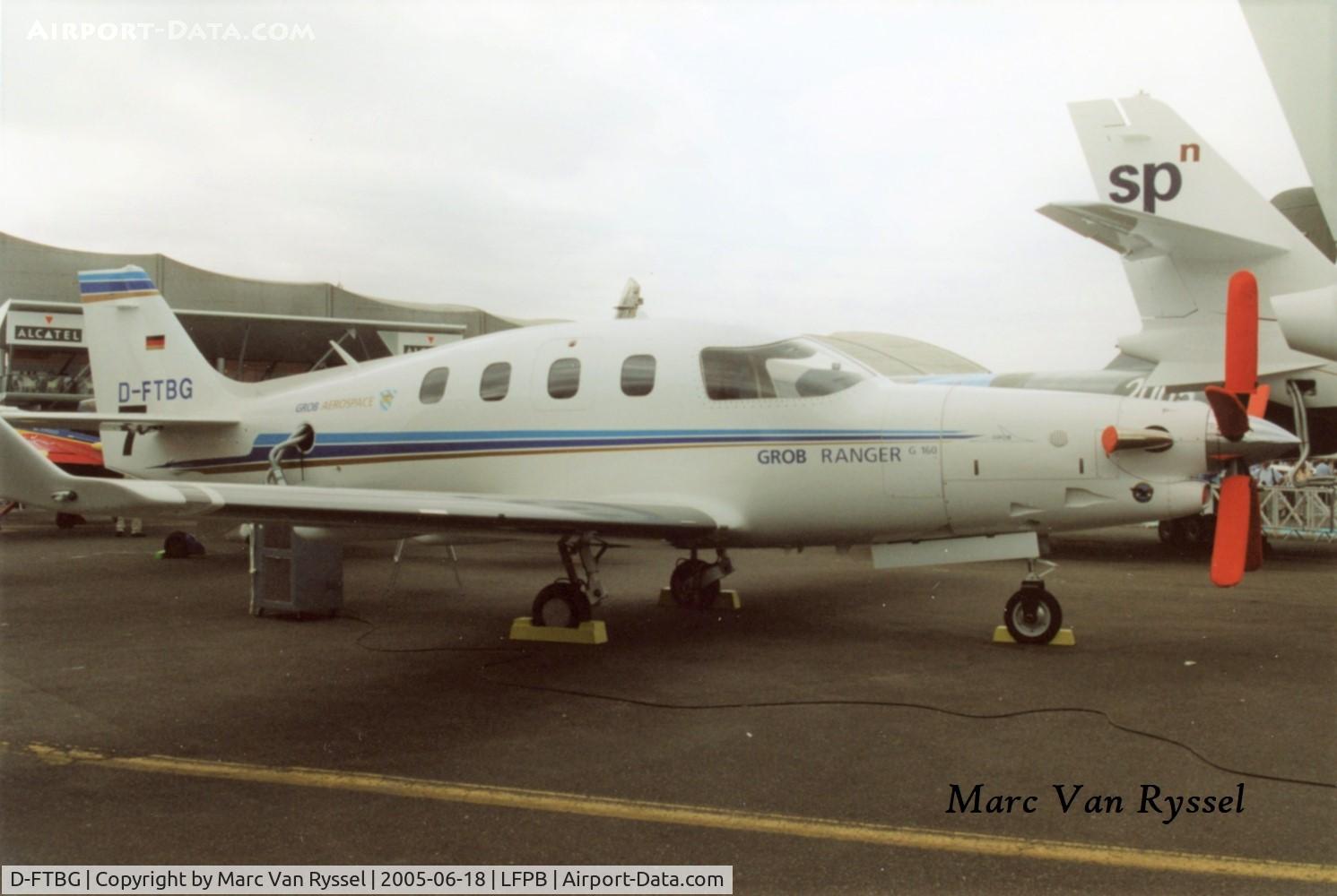 D-FTBG, Grob G-160 Ranger C/N not found D-FTBG, Probably the prototype on display at the Paris Air Show in 2005.