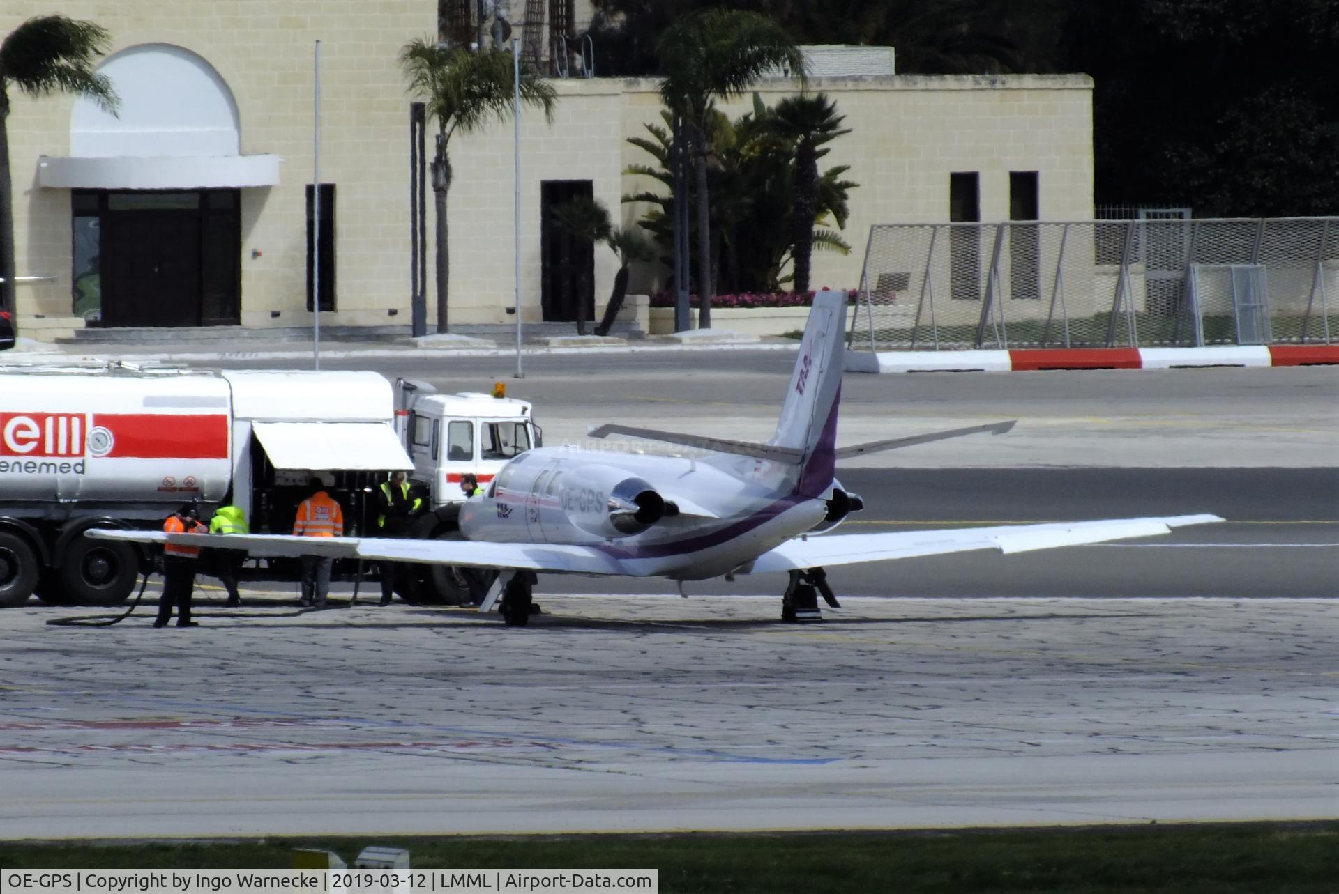 OE-GPS, 1998 Cessna 550 Citation Bravo C/N 550-0837, Cessna 550 Citation Bravo of Tyrol Air Ambulance at Malta International Airport, Luqa