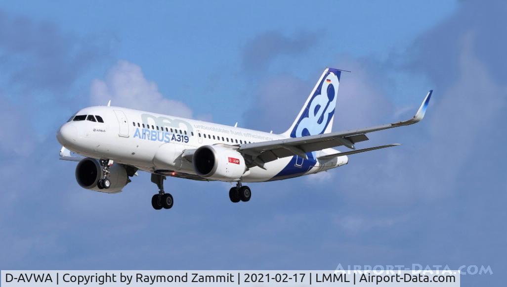 D-AVWA, 2017 Airbus A319-151N C/N 6464, A319Neo D-AVWA Airbus Industrie