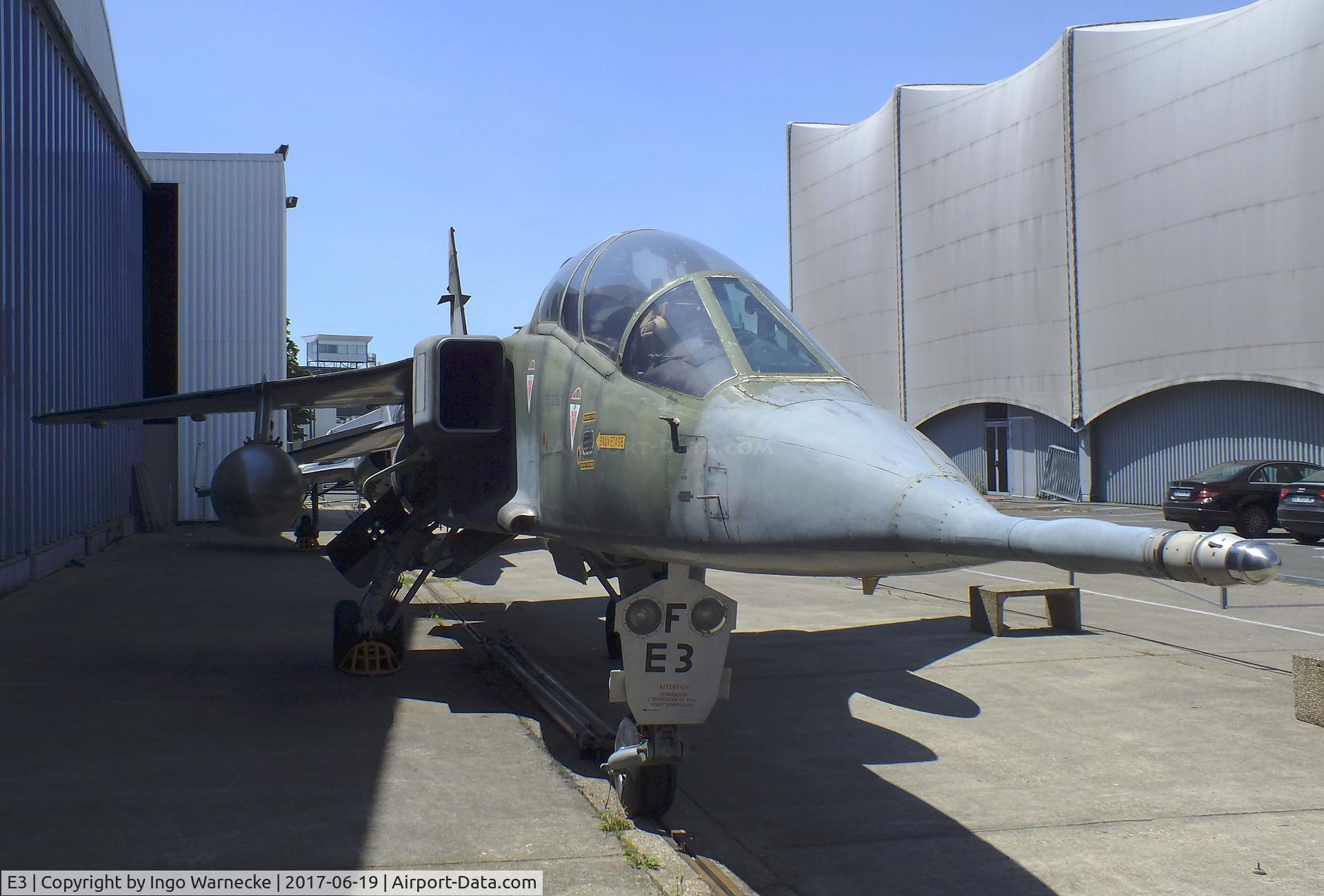 E3, Sepecat Jaguar E C/N E3, SEPECAT Jaguar E at the Musee de l'Air, Paris/Le Bourget