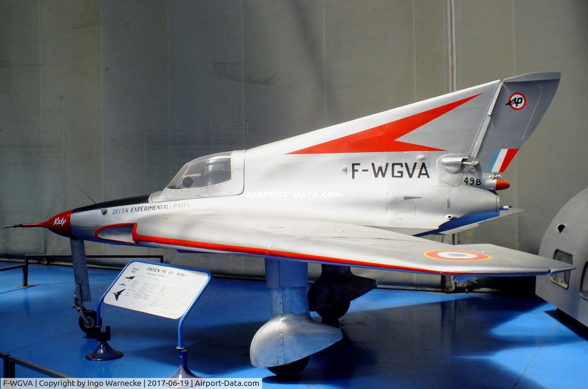 F-WGVA, Payen Pa-49B Katy Delta C/N 01, Payen Pa.49B Katy Delta at the Musee de l'Air, Paris/Le Bourget