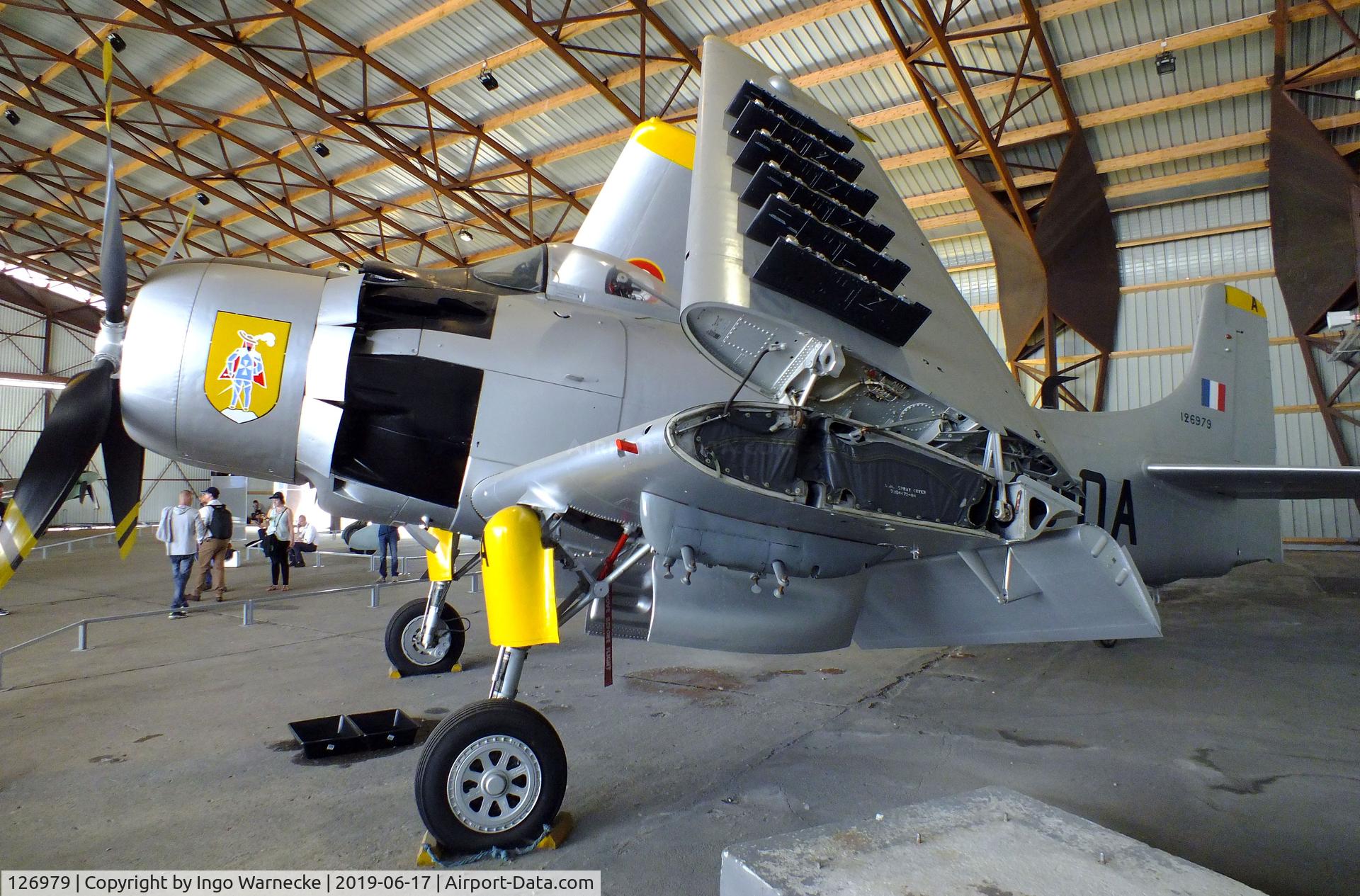 126979, Douglas AD-4N Skyraider C/N 7779, Douglas AD-4N (A-1D) Skyraider at the Musee de l'Air, Paris/Le Bourget