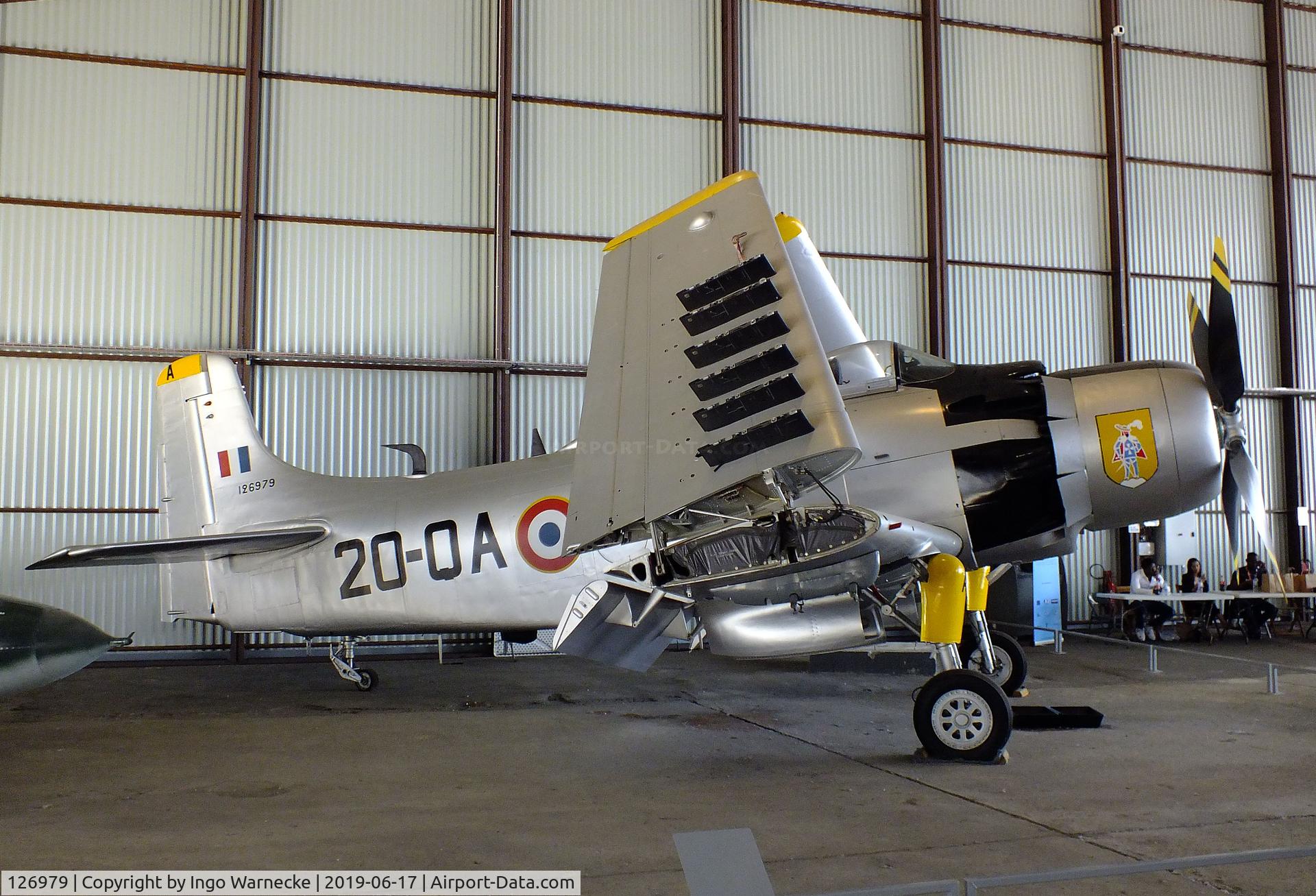 126979, Douglas AD-4N Skyraider C/N 7779, Douglas AD-4N (A-1D) Skyraider at the Musee de l'Air, Paris/Le Bourget