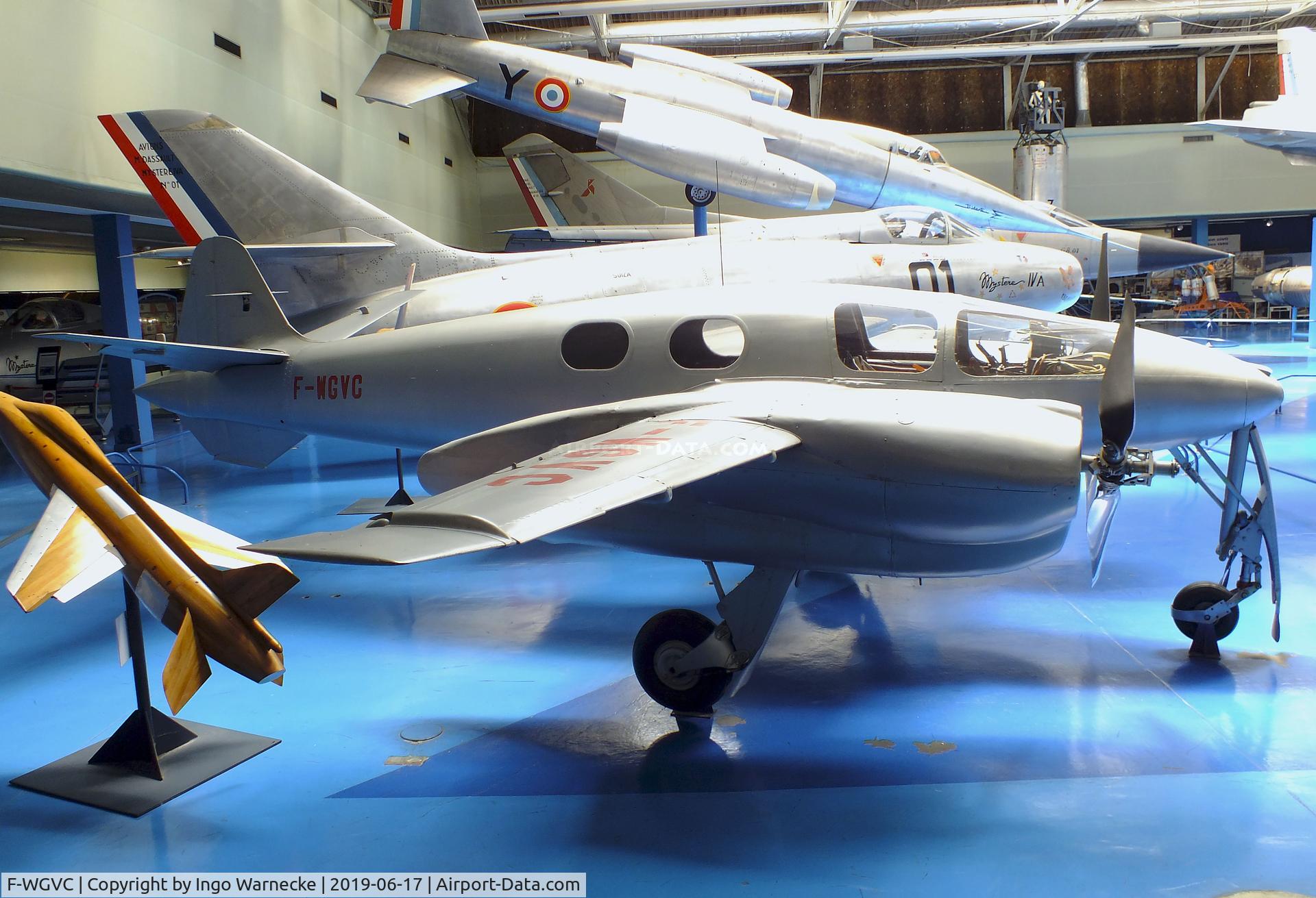 F-WGVC, 1954 Hirch MRA C.100 C/N 01, Hirsch MAeRC H.100 at the Musee de l'Air, Paris/Le Bourget