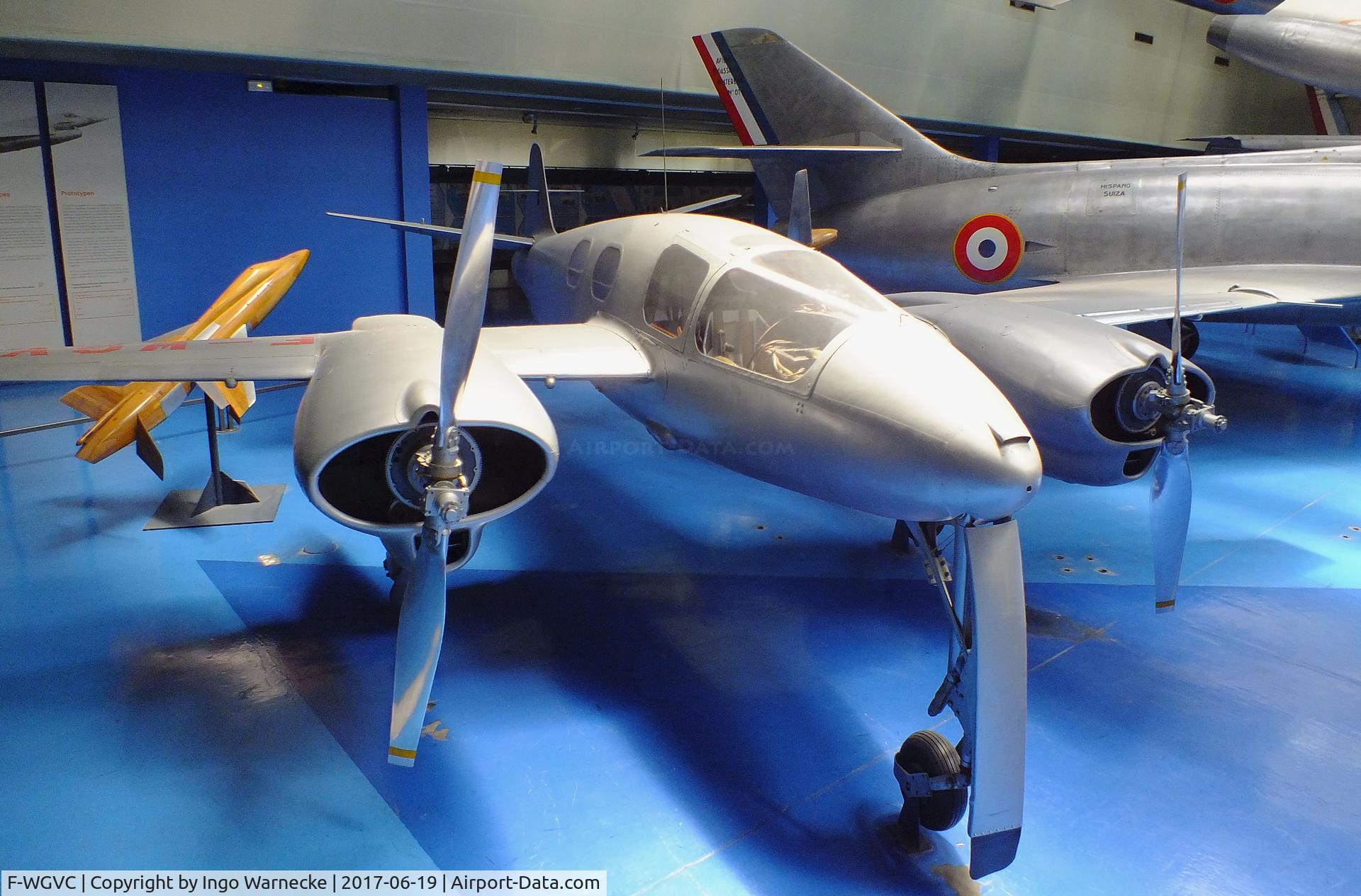 F-WGVC, 1954 Hirch MRA C.100 C/N 01, Hirsch MAeRC H.100 at the Musee de l'Air, Paris/Le Bourget