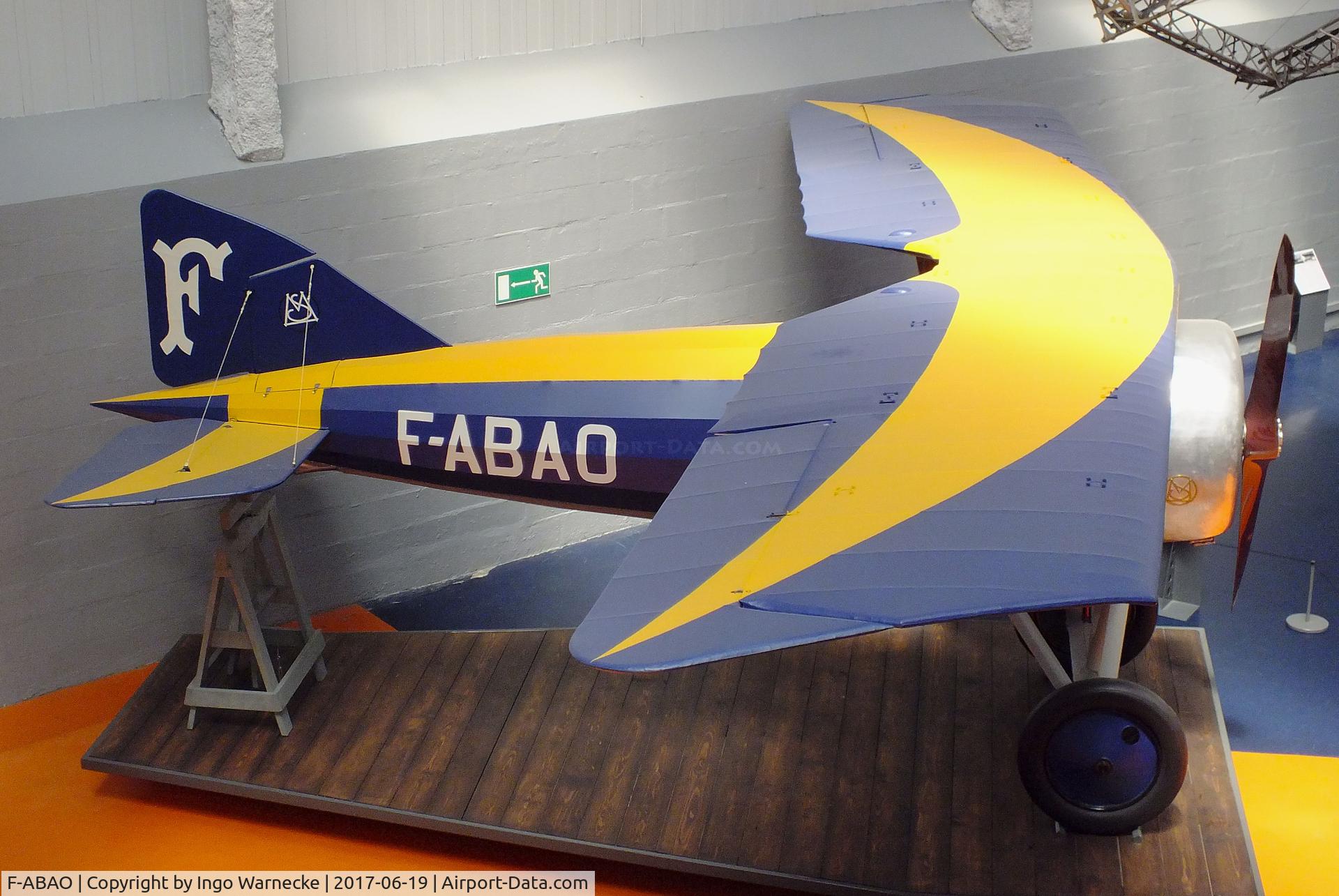 F-ABAO, Morane-Saulnier MS AI C/N 2283, Morane-Saulnier A1 at the Musee de l'Air, Paris/Le Bourget